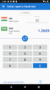 saudi riyal to indian rupee