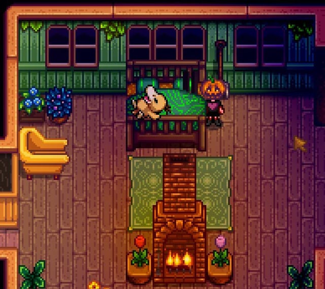 sleeping stardew valley