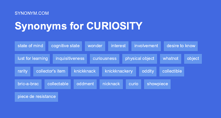 synonym for curiosity