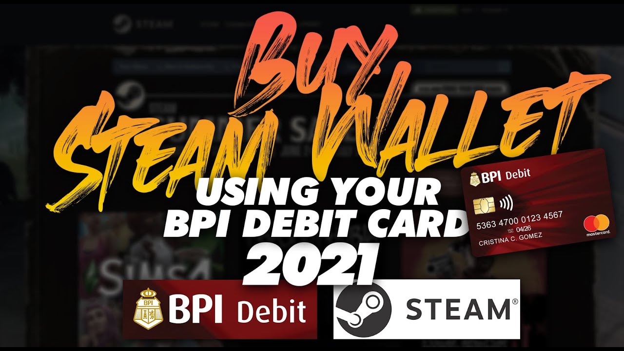 buy steam wallet using bpi