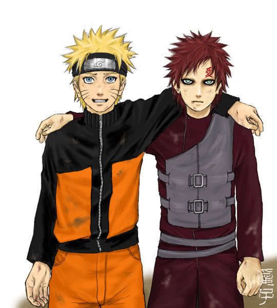 naruto e gaara