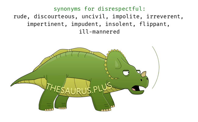 disrespectful synonym