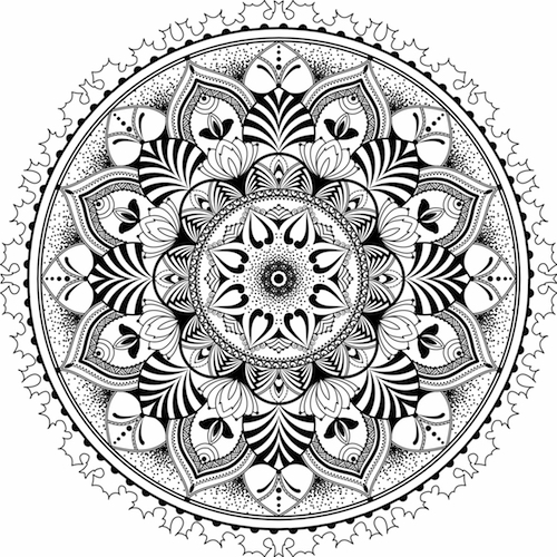 zentangle mandala art designs