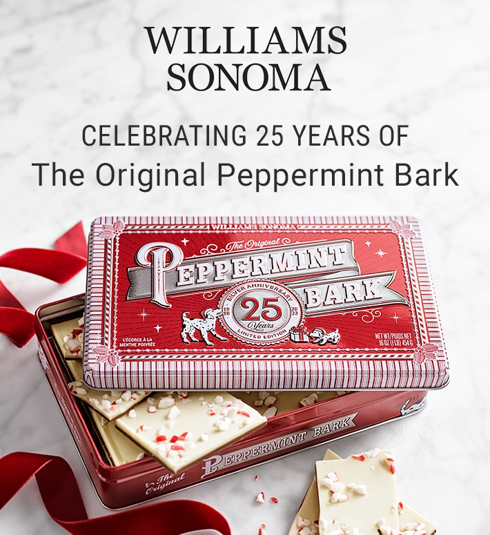 william sonoma peppermint bark