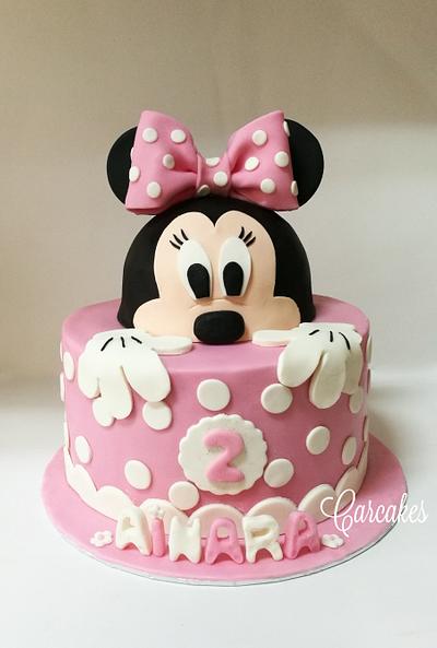 pasteles de minnie mouse