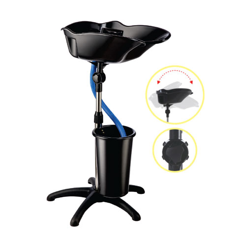 portable basin for mobile hairdressers