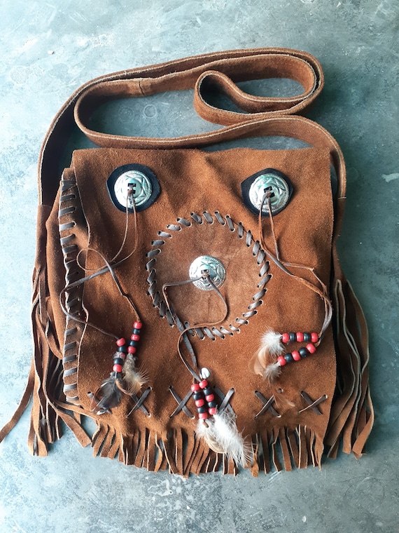 native american leather bags