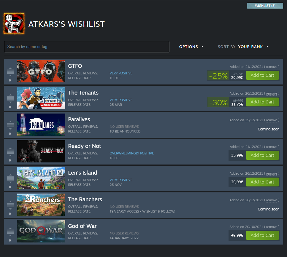 wishlist steam