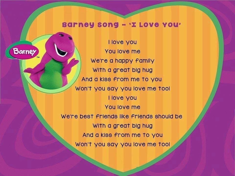 i love you you love me song lyrics