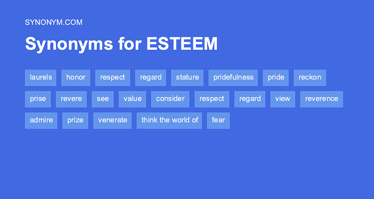 antonyms of esteem