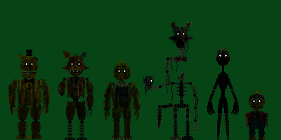 phantom animatronics fnaf 3