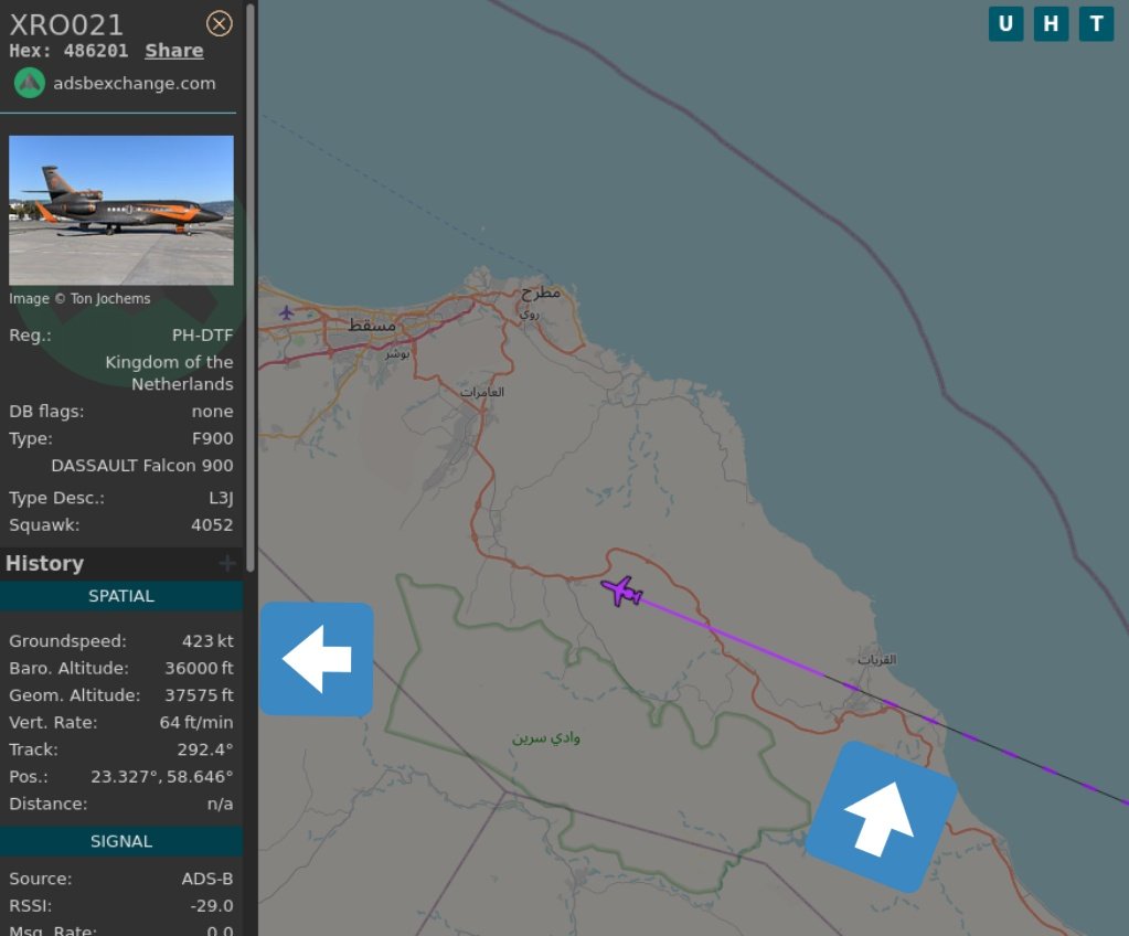 max verstappen jet tracker