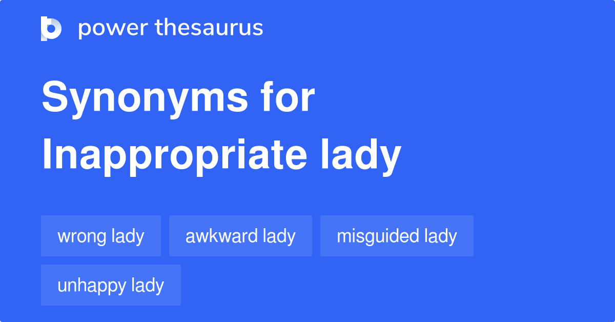 inappropriate synonym