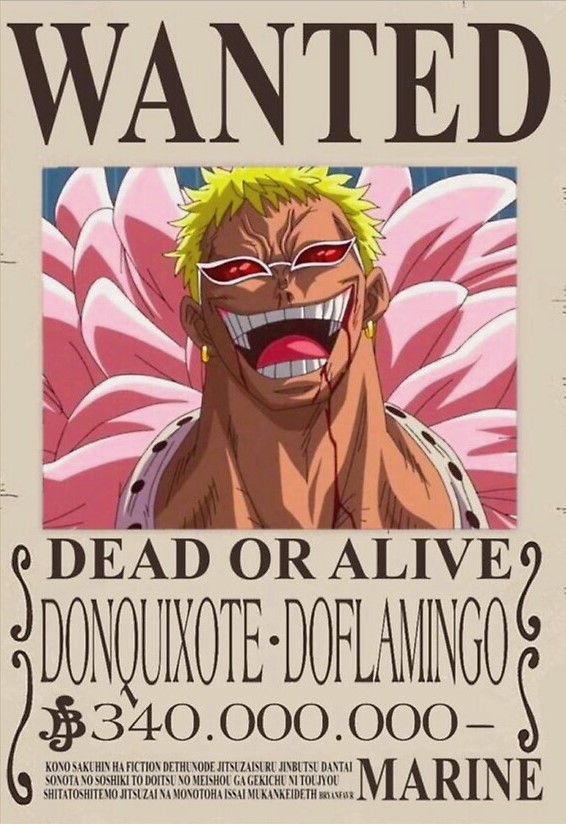 donquixote doflamingo bounty