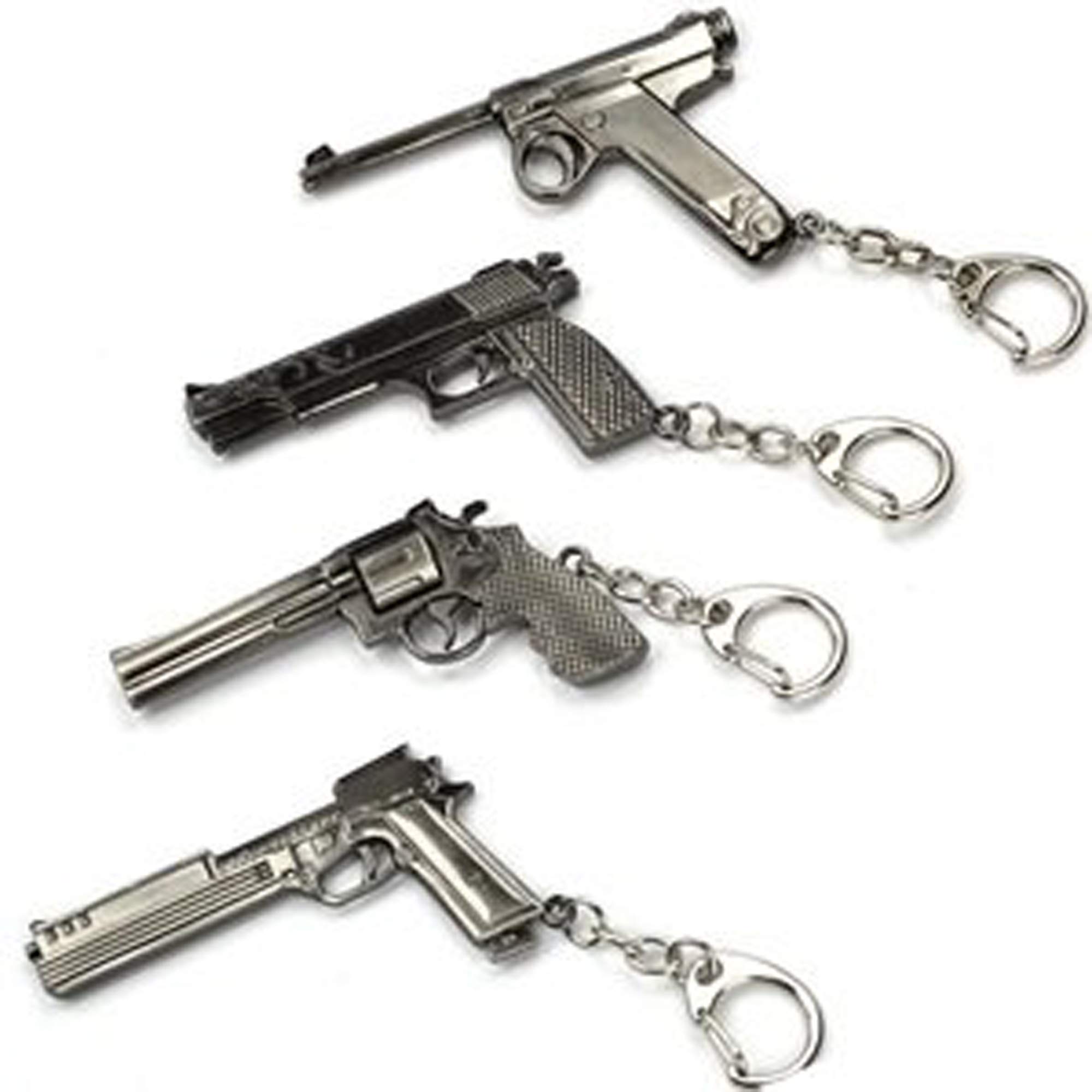 gun keychain with bullets