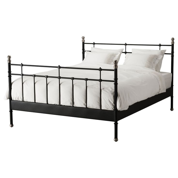 ikea metal double bed frame