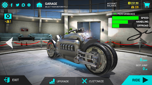 unlimited motorcycle simulator mod apk