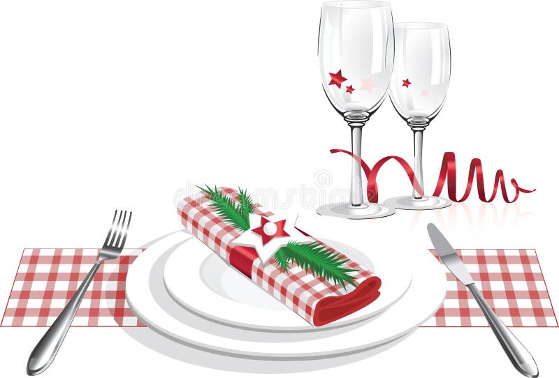 clip art christmas lunch