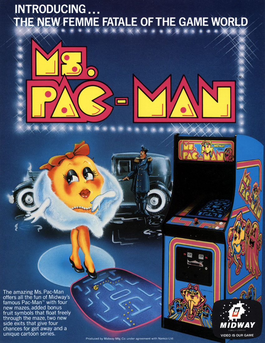 the ms pacman video