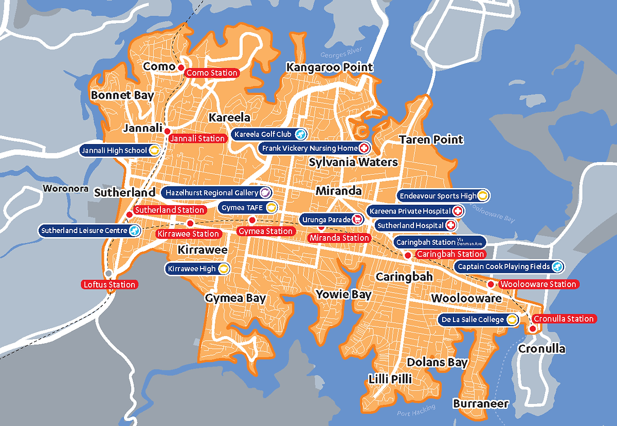 sutherland shire council maps