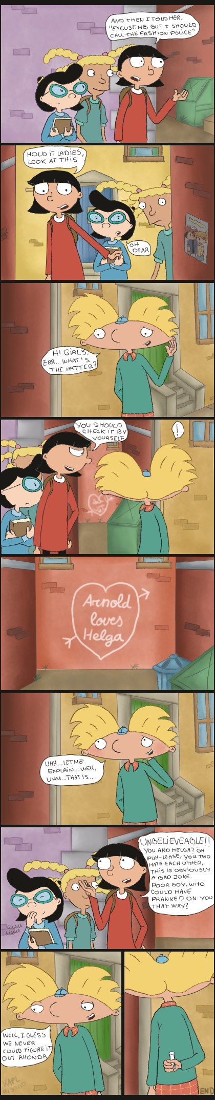 arnold x helga comic