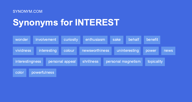 interested synonym