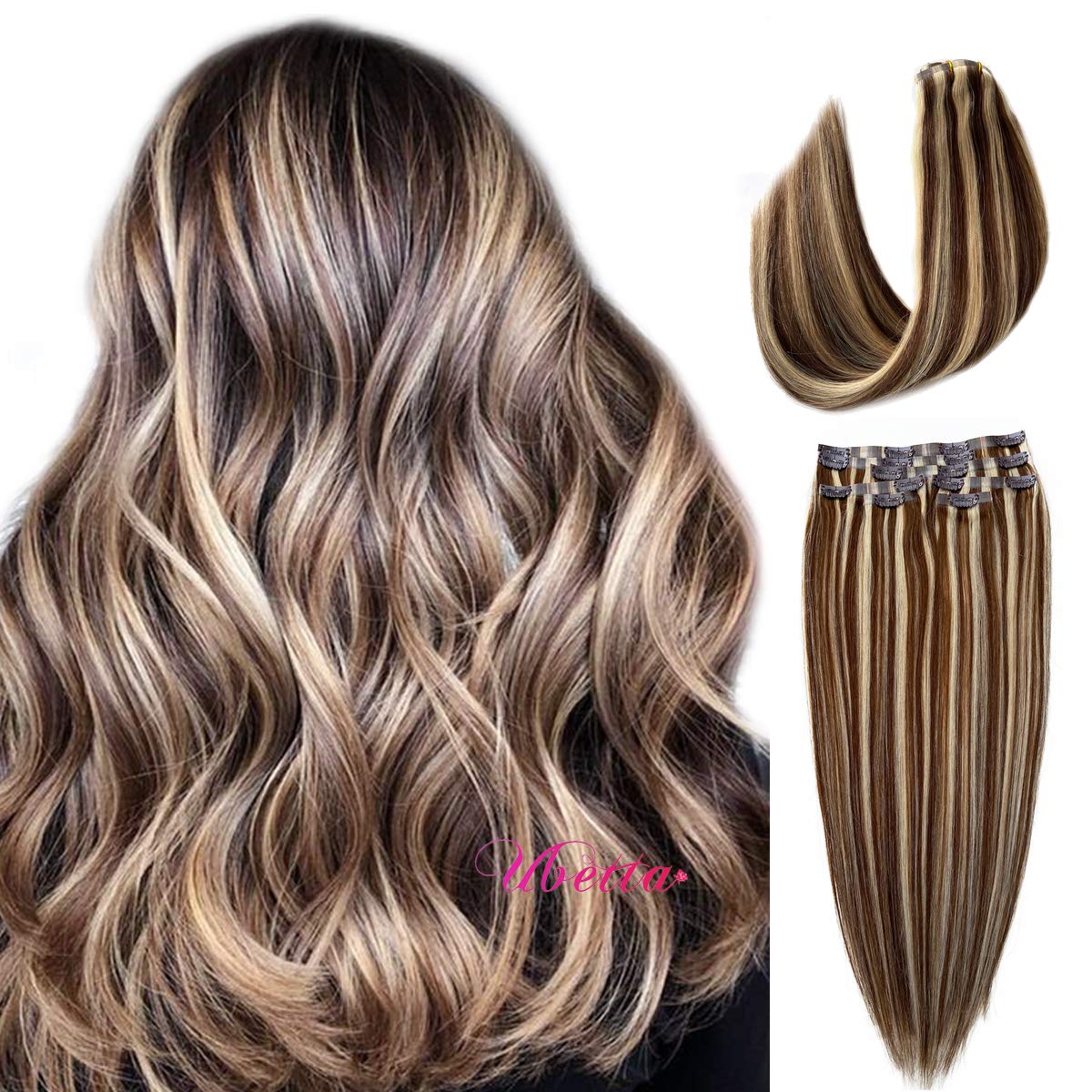 hair extensions brown blonde