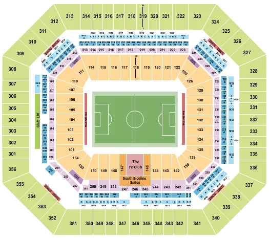 hard rock stadium seating chart for concerts