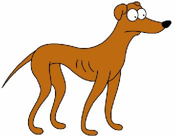 dog in the simpsons