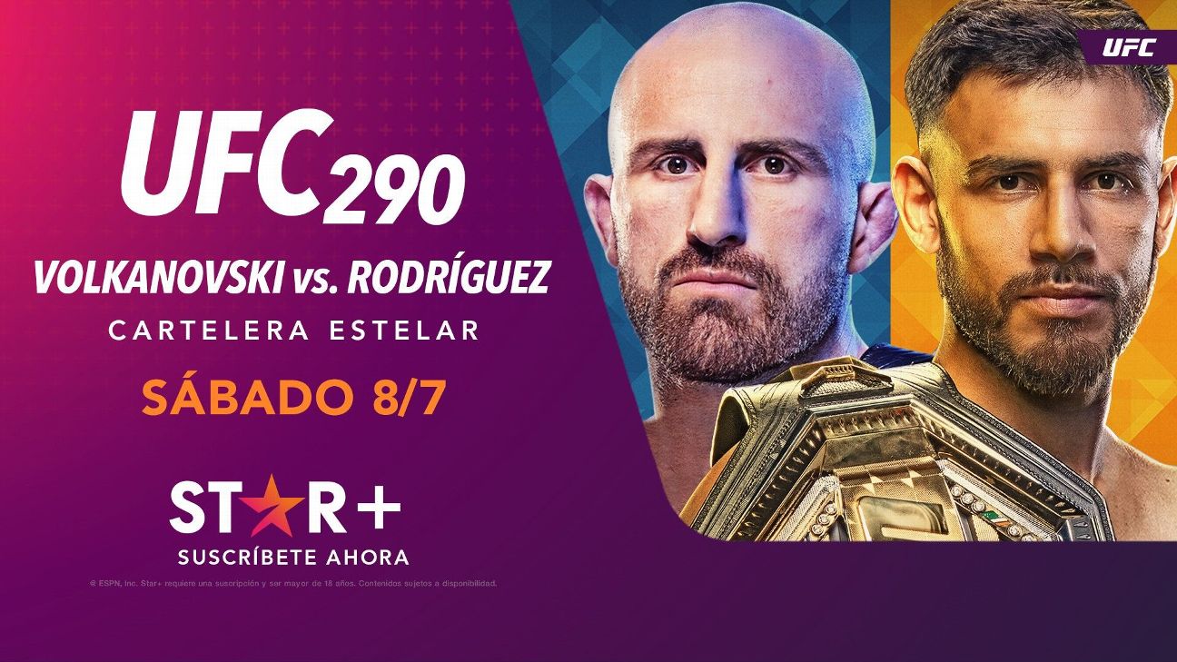 ufc sabado 22 de julio