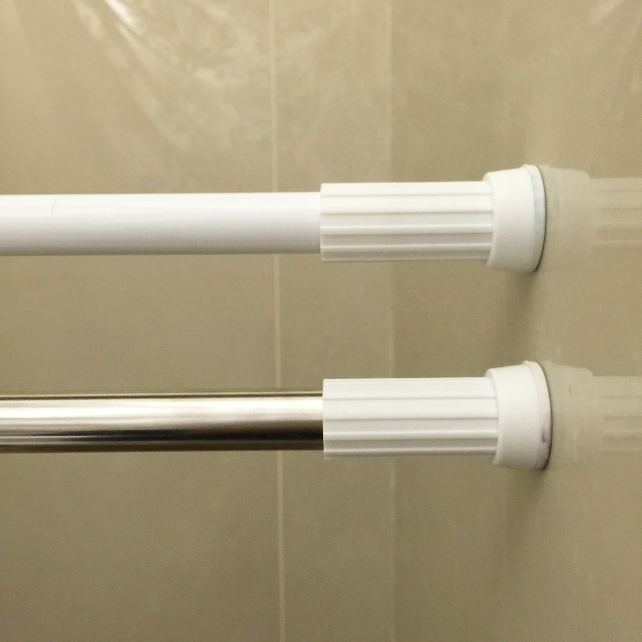 extendable shower curtain rod