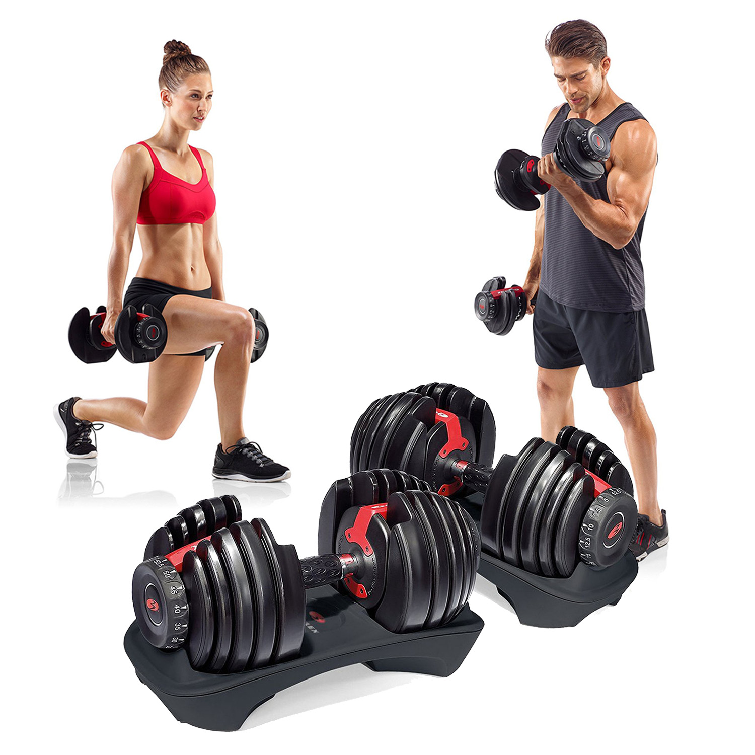 bowflex selecttech 552 adjustable dumbbells