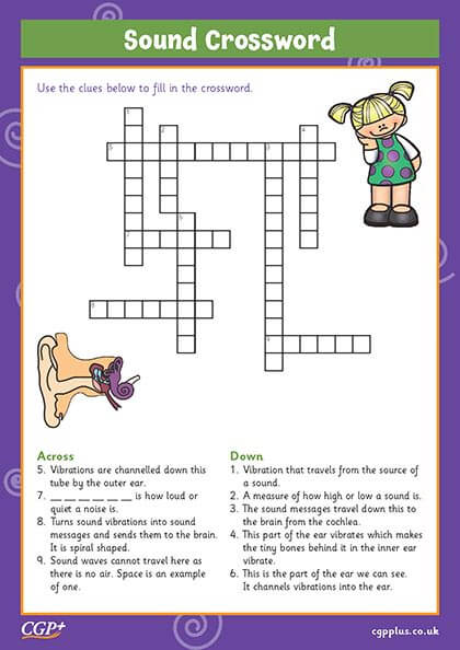 pattern of sounds crossword