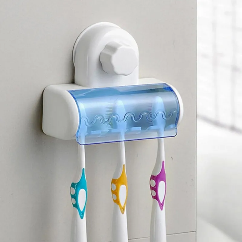 toothbrush holder on the wall