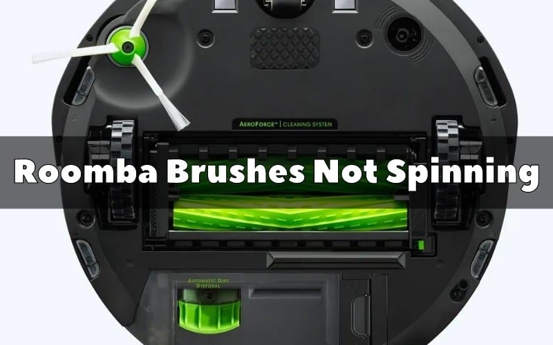 roomba spinning brush not spinning