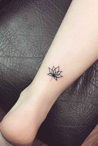 small lotus tattoo