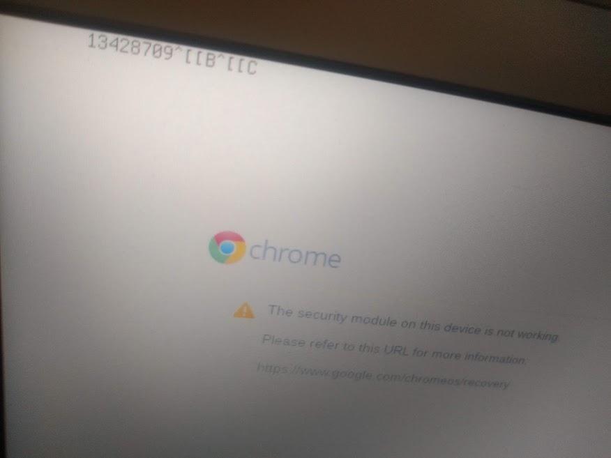 chrome os is missing or damaged