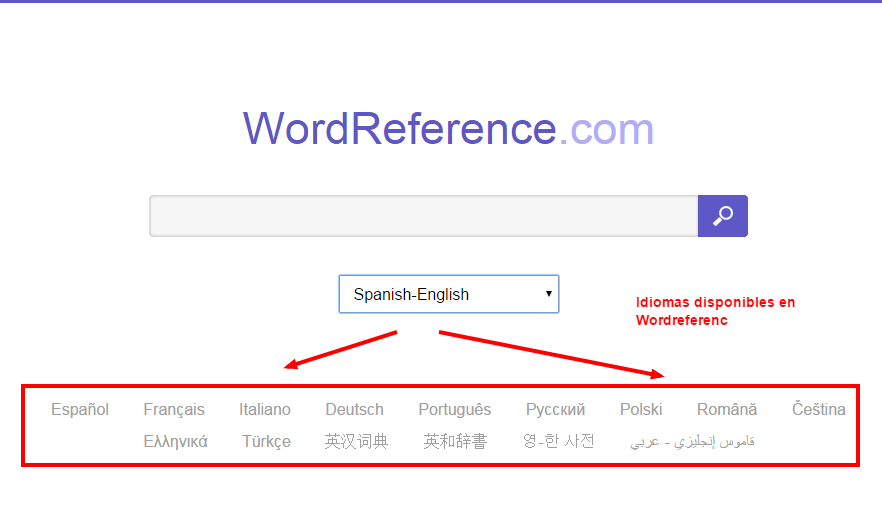 wordreference traductor de textos