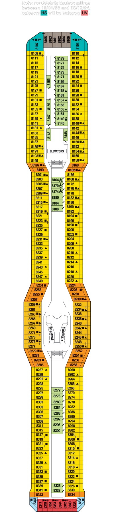 celebrity equinox deck plans