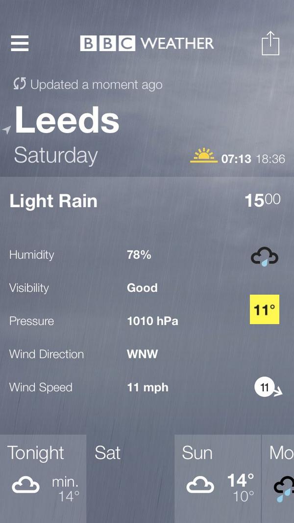 bbc weather uk leeds