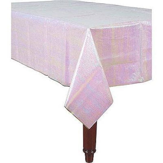 iridescent table cover