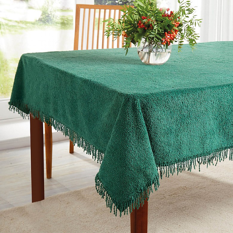 chenille tablecloth