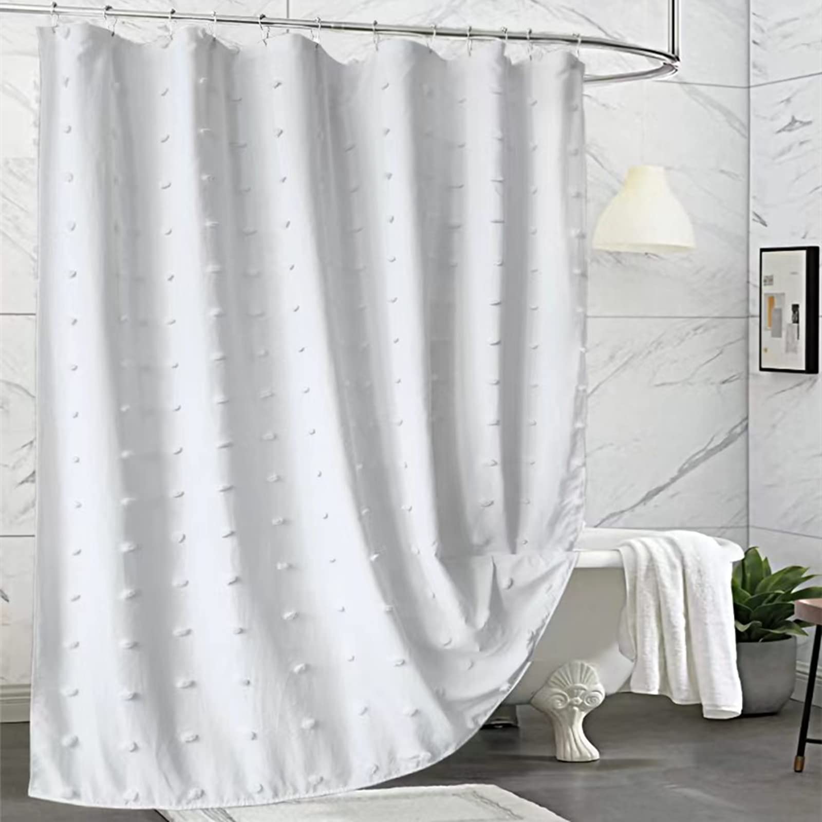 boho cotton shower curtain