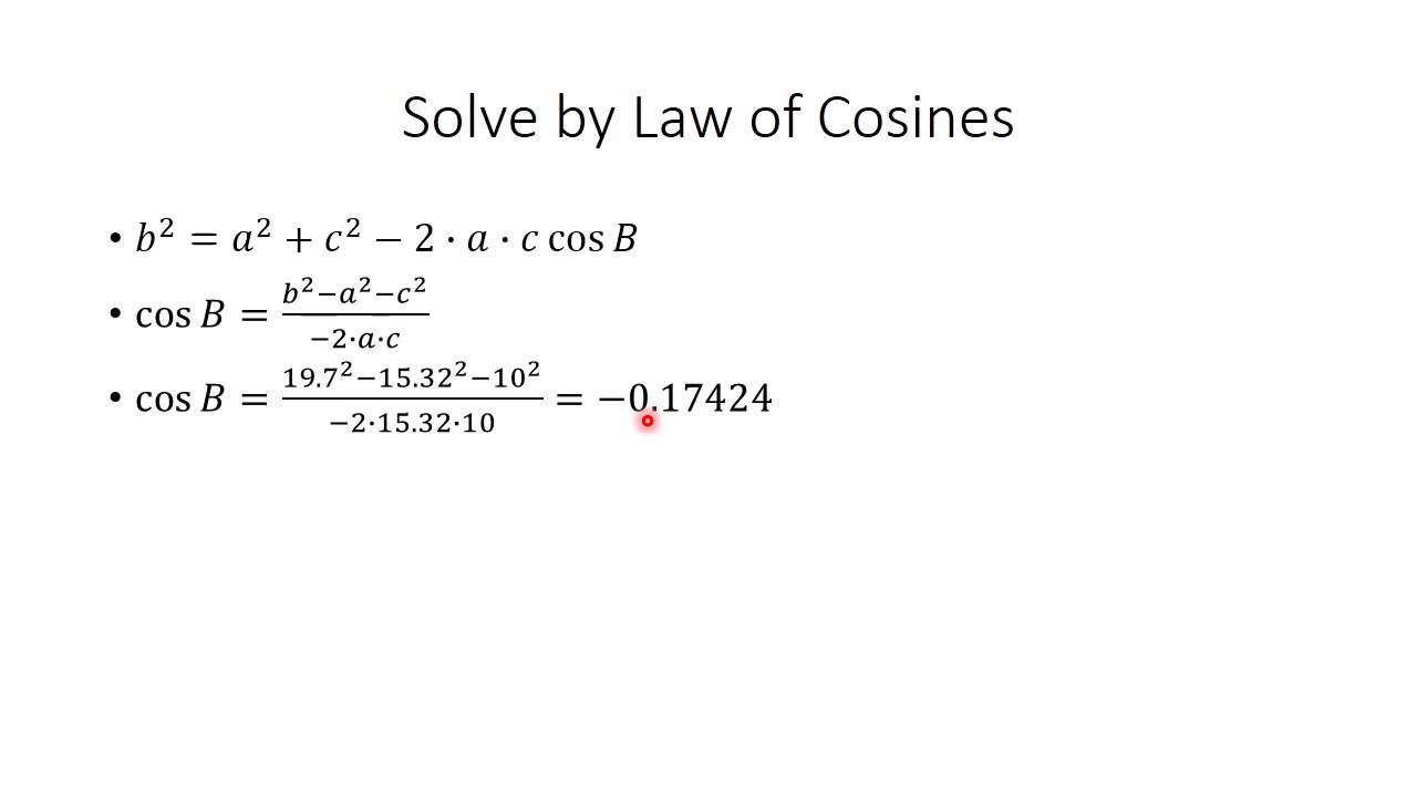 how to solve sas triangle