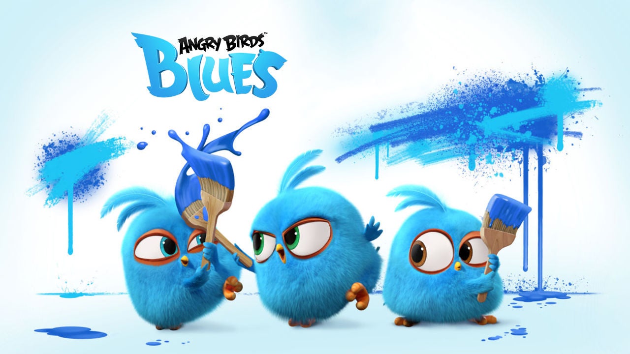 angry birds azul