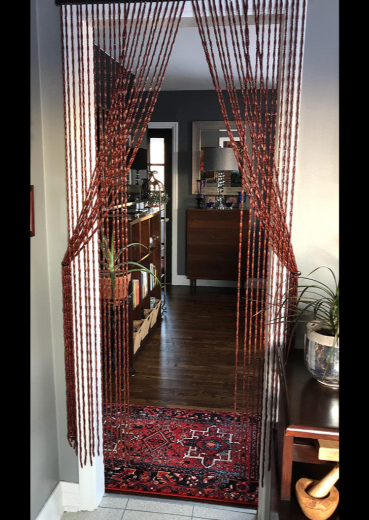 wooden beaded curtains for doorways