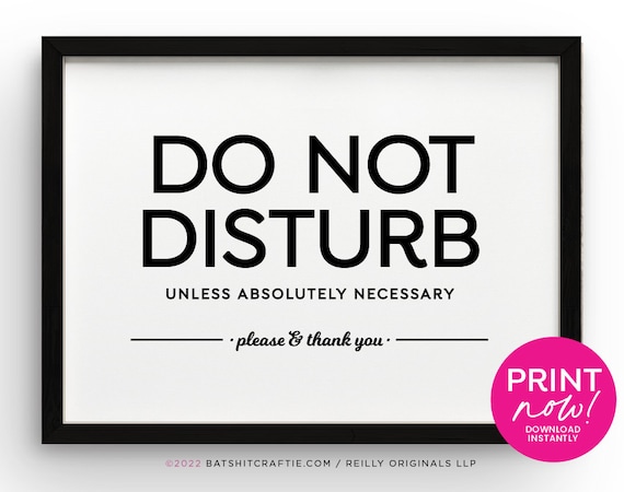 do not disturb traduction