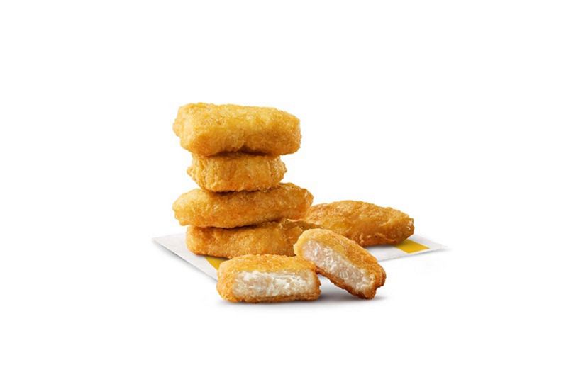 6 chicken mcnuggets calories