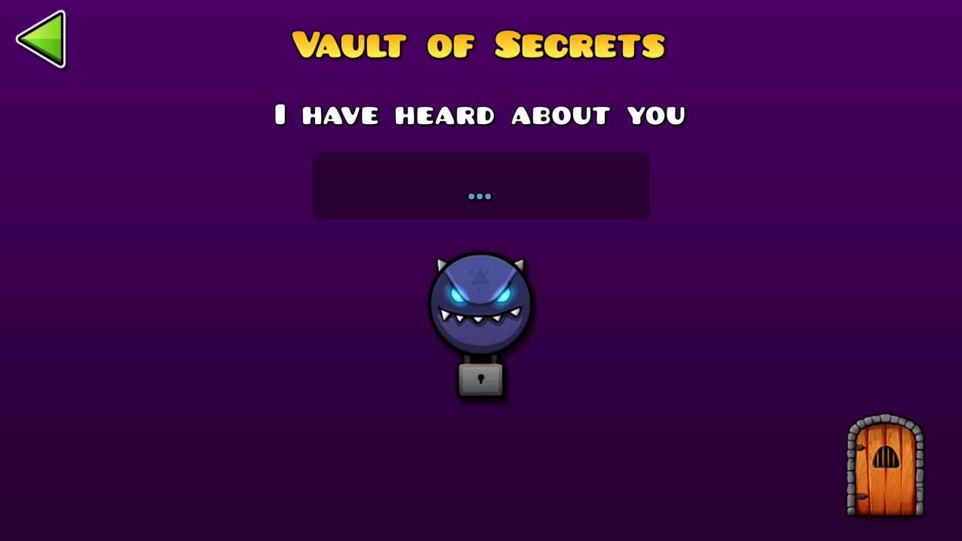 geometry dash secret vault