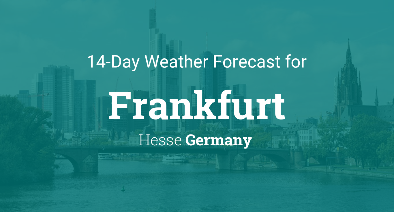 frankfurt weather forecast 14 days